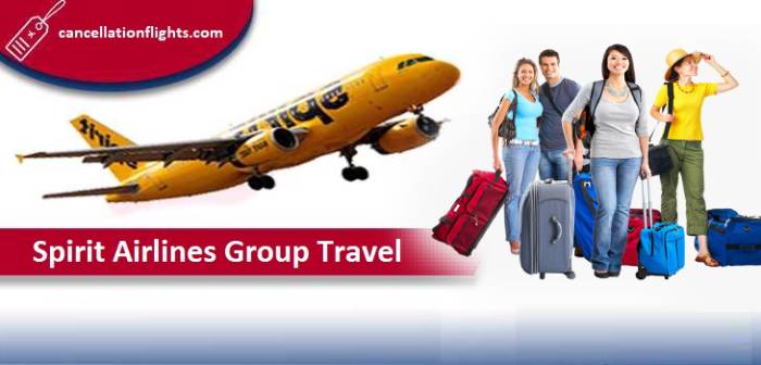 Spirit Airlines group travel