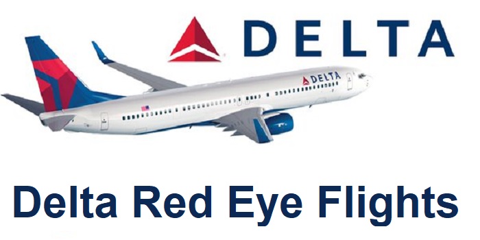 delta red eye flights