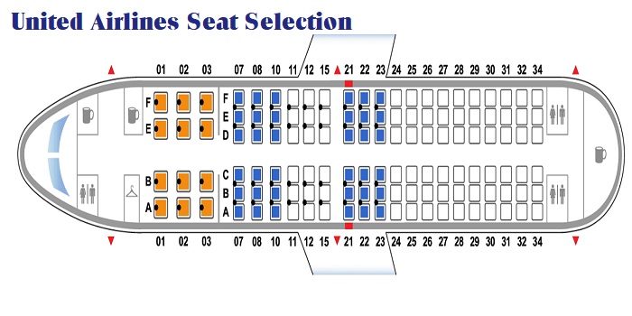 united airlines seat letters