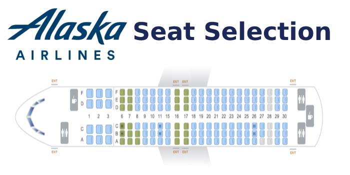 alaska airlines seat map symbols